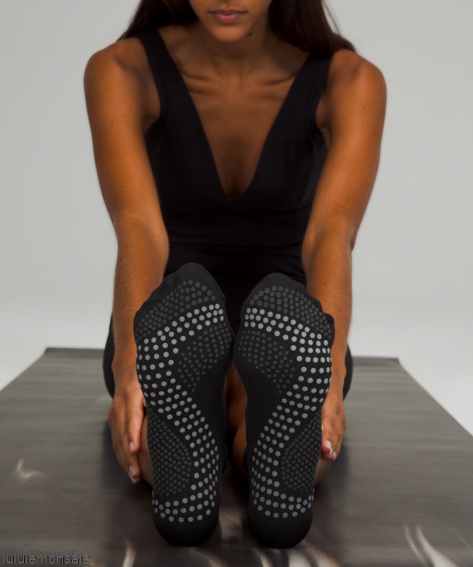 Lululemon Damen DELULU463 | Lululemon Deutschland Schwarz Find Your Balance Studio Knöchelsocke Nur Online